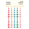Simple Stories Sunny Days Glitter Enamel Dots (24525)