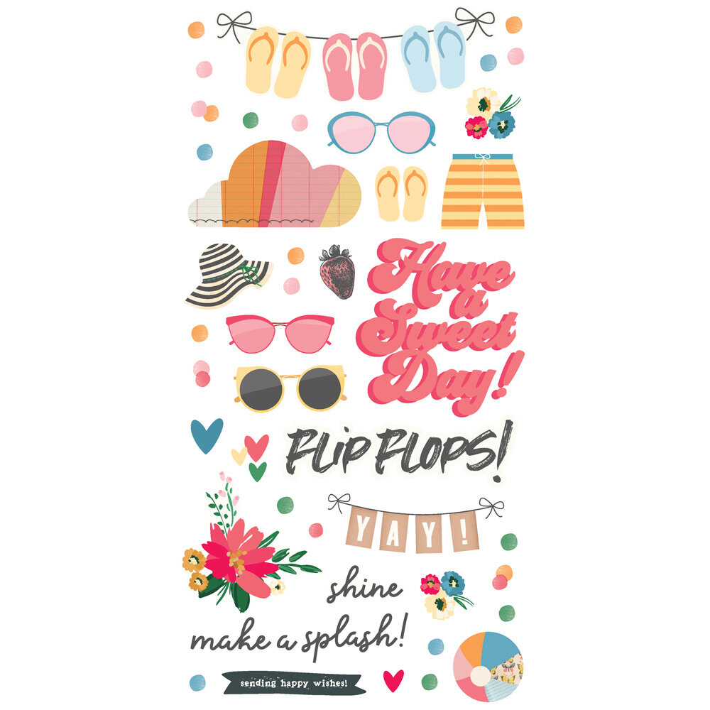 Simple Stories Sunny Days Simple Cards Kit (24527) (OUTLET)