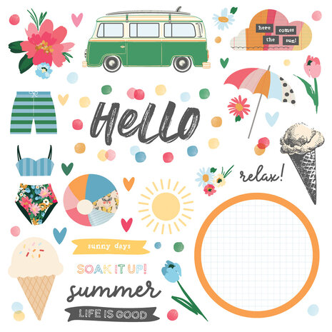 Simple Stories Sunny Days Simple Pages Kit (24528) (OUTLET) Simple Stories Sunny Days Simple Pages Kit (24528) (OUTLET)