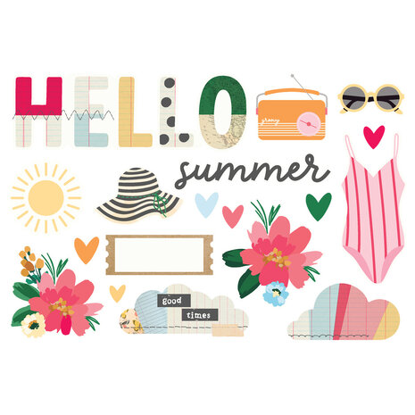 Simple Stories Sunny Days Simple Pages Pieces (24526)