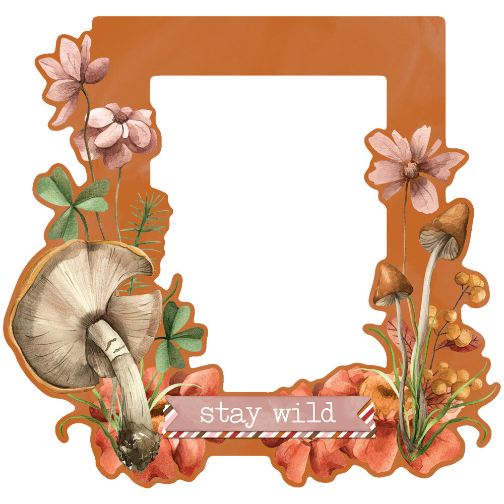 Simple Stories Simple Vintage Woodlands Chipboard Frames (24727)