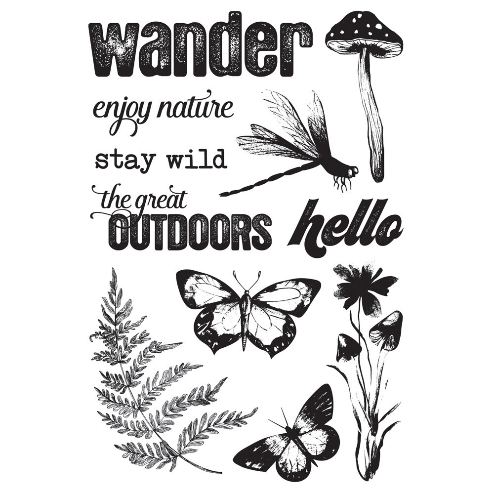 Simple Stories Simple Vintage Woodlands Clear Stamps (24720)