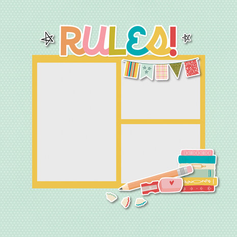 Simple Stories Book Fair Simple Pages Pieces (24625)