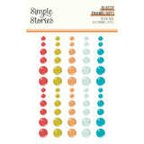 Simple Stories Book Fair Glossy Enamel Dots (24624)