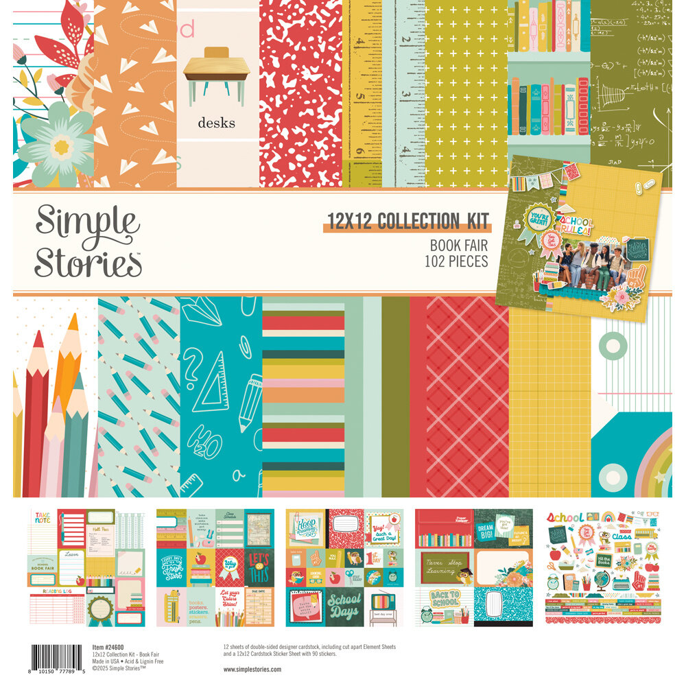 Simple Stories Book Fair Collection Kit (24600) (OUTLET)
