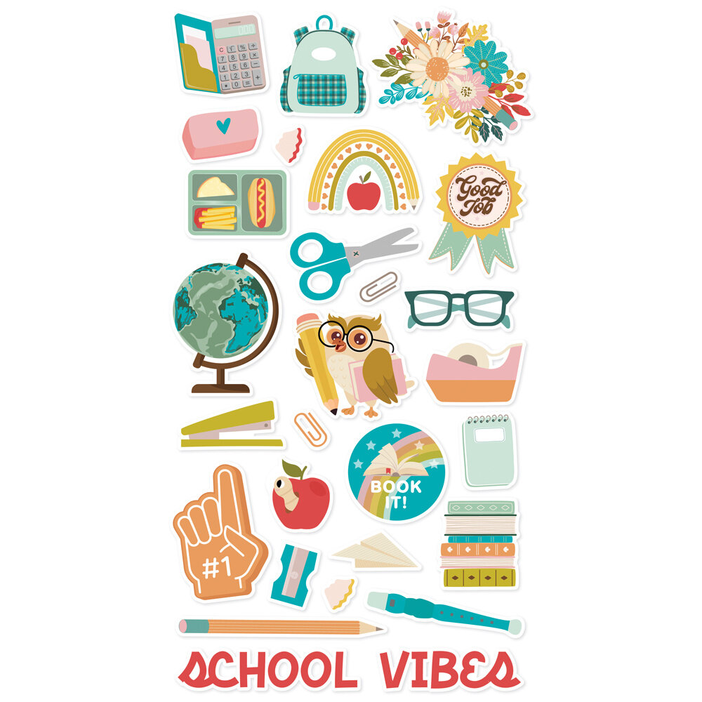 Simple Stories Book Fair 6x12 Inch Chipboard (24617)