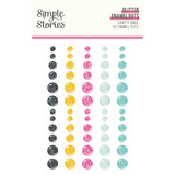 Simple Stories Crafty Babe Glitter Enamel Dots (24313)