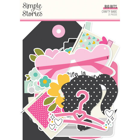 Simple Stories Crafty Babe Big Bits & Pieces (24310)