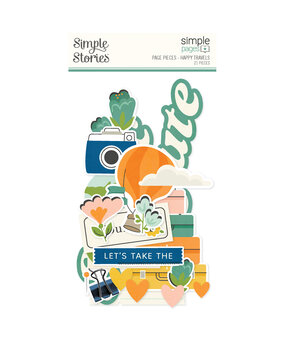 Simple Stories Happy Travels Simple Pages Pieces (24426)