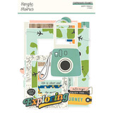 Simple Stories Happy Travels Chipboard Frames (24422)
