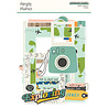 Simple Stories Happy Travels Chipboard Frames (24422)