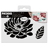 Aladine Stencil 10x15cm Peony (81270) Aladine Stencil 10x15cm Peony (81270)