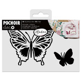 Aladine Stencil 10x15cm Butterfly (81272)