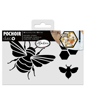 Aladine Stencil 10x15cm Bee (81274) (OUTLET)