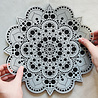 Aladine Dot Painting MDF Board & Stencil 30cm Sun (85505) Aladine Dot Painting MDF Board & Stencil 30cm Sun (85505)