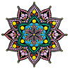 Aladine Dot Painting MDF Board & Stencil 30cm Ethnic (85506) Aladine Dot Painting MDF Board & Stencil 30cm Ethnic (85506)