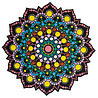 Aladine Dot Painting MDF Board & Stencil 20cm Sun (85503) Aladine Dot Painting MDF Board & Stencil 20cm Sun (85503)