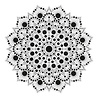 Aladine Dot Painting MDF Board & Stencil 20cm Sun (85503) Aladine Dot Painting MDF Board & Stencil 20cm Sun (85503)