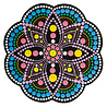 Aladine Dot Painting MDF Board & Stencil 20cm May (85504) Aladine Dot Painting MDF Board & Stencil 20cm May (85504)