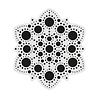 Aladine Dot Painting MDF Board & Stencil 10cm Anemone (85499) Aladine Dot Painting MDF Board & Stencil 10cm Anemone (85499)