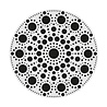 Aladine Dot Painting MDF Board & Stencil 10cm Round (85500) Aladine Dot Painting MDF Board & Stencil 10cm Round (85500)