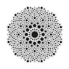 Aladine Dot Painting MDF Board & Stencil 10cm Doily (85498) Aladine Dot Painting MDF Board & Stencil 10cm Doily (85498)
