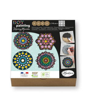 Aladine Dot Painting Set 8 Shapes 10cm (85496)
