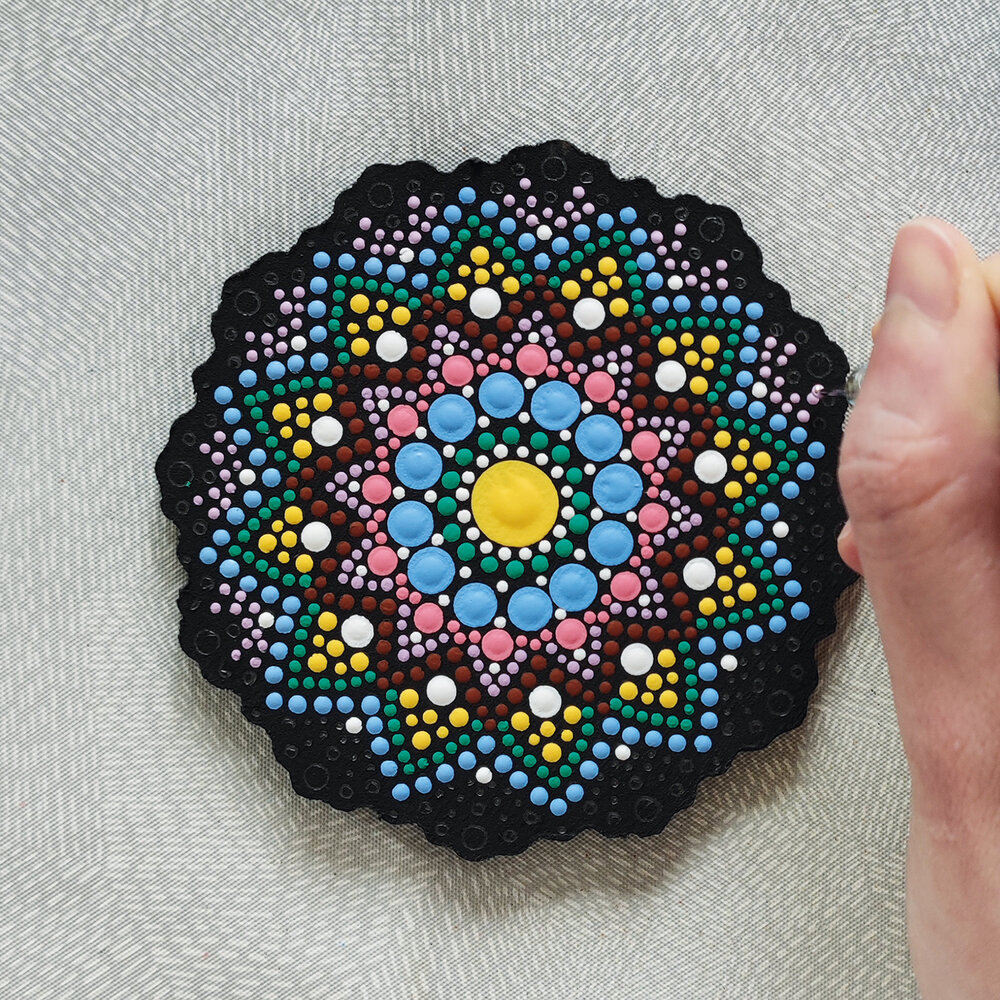 Aladine Dot Painting Set 8 Shapes 10cm (85496)