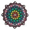 Aladine Dot Painting Set 8 Shapes 10cm (85496) Aladine Dot Painting Set 8 Shapes 10cm (85496)