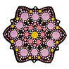 Aladine Dot Painting Set 8 Shapes 10cm (85496) Aladine Dot Painting Set 8 Shapes 10cm (85496)