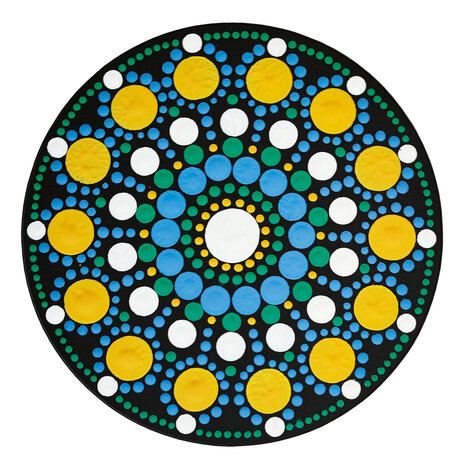 Aladine Dot Painting Set 8 Shapes 10cm (85496)