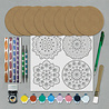 Aladine Dot Painting Set 8 Rings 10cm (85495) Aladine Dot Painting Set 8 Rings 10cm (85495)