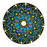 Aladine Dot Painting Set 8 Rings 10cm (85495) Aladine Dot Painting Set 8 Rings 10cm (85495)