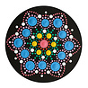 Aladine Dot Painting Set 8 Rings 10cm (85495) Aladine Dot Painting Set 8 Rings 10cm (85495)