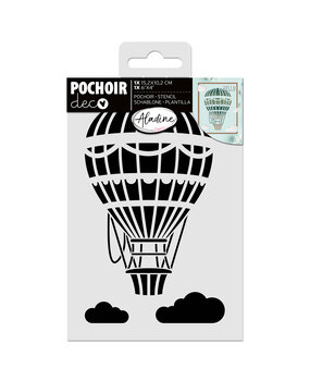 Aladine Stencil 15x10cm Hot-Air Balloon (81269) (OUTLET)