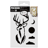 Aladine Stencil 15x10cm Deer (81265) (OUTLET)