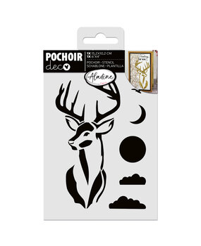 Aladine Stencil 15x10cm Deer (81265)