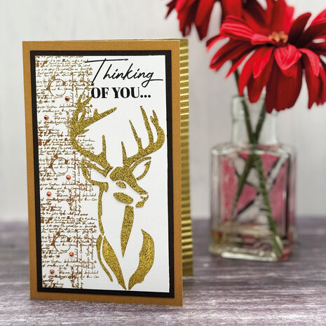 Aladine Stencil 15x10cm Deer (81265) (OUTLET)