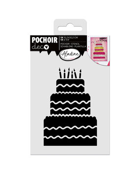 Aladine Stencil 15x10cm Cake (81268) (OUTLET)