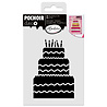 Aladine Stencil 15x10cm Cake (81268) Aladine Stencil 15x10cm Cake (81268)