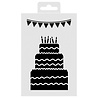 Aladine Stencil 15x10cm Cake (81268) Aladine Stencil 15x10cm Cake (81268)