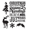 Stampers Anonymous Seasons Silhouettes Tim Holtz Cling Stamps (CMS117) Stampers Anonymous Seasons Silhouettes Tim Holtz Cling Stamps (CMS117)