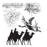 Stampers Anonymous Joyful Song Tim Holtz Cling Stamps (CMS119)