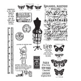 Stampers Anonymous Attic Treasures Tim Holtz Cling Stamps (CMS123)
