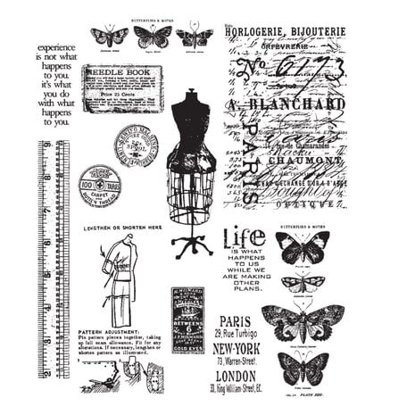 Stampers Anonymous Attic Treasures Tim Holtz Cling Stamps (CMS123) Stampers Anonymous Attic Treasures Tim Holtz Cling Stamps (CMS123)
