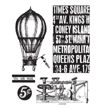 Stampers Anonymous Remnants Tim Holtz Cling Stamps (CMS130) Stampers Anonymous Remnants Tim Holtz Cling Stamps (CMS130)