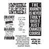 Stampers Anonymous Words For Thought Tim Holtz Cling Stamps (CMS132) Stampers Anonymous Words For Thought Tim Holtz Cling Stamps (CMS132)