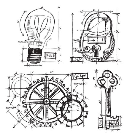Stampers Anonymous Industrial Blueprint Tim Holtz Cling Stamps (CMS149) Stampers Anonymous Industrial Blueprint Tim Holtz Cling Stamps (CMS149)