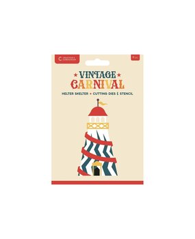 Crafter's Companion Vintage Carnival Metal Die & Stencil Set Helter Skelter (VC-MD-STEN-HESK)