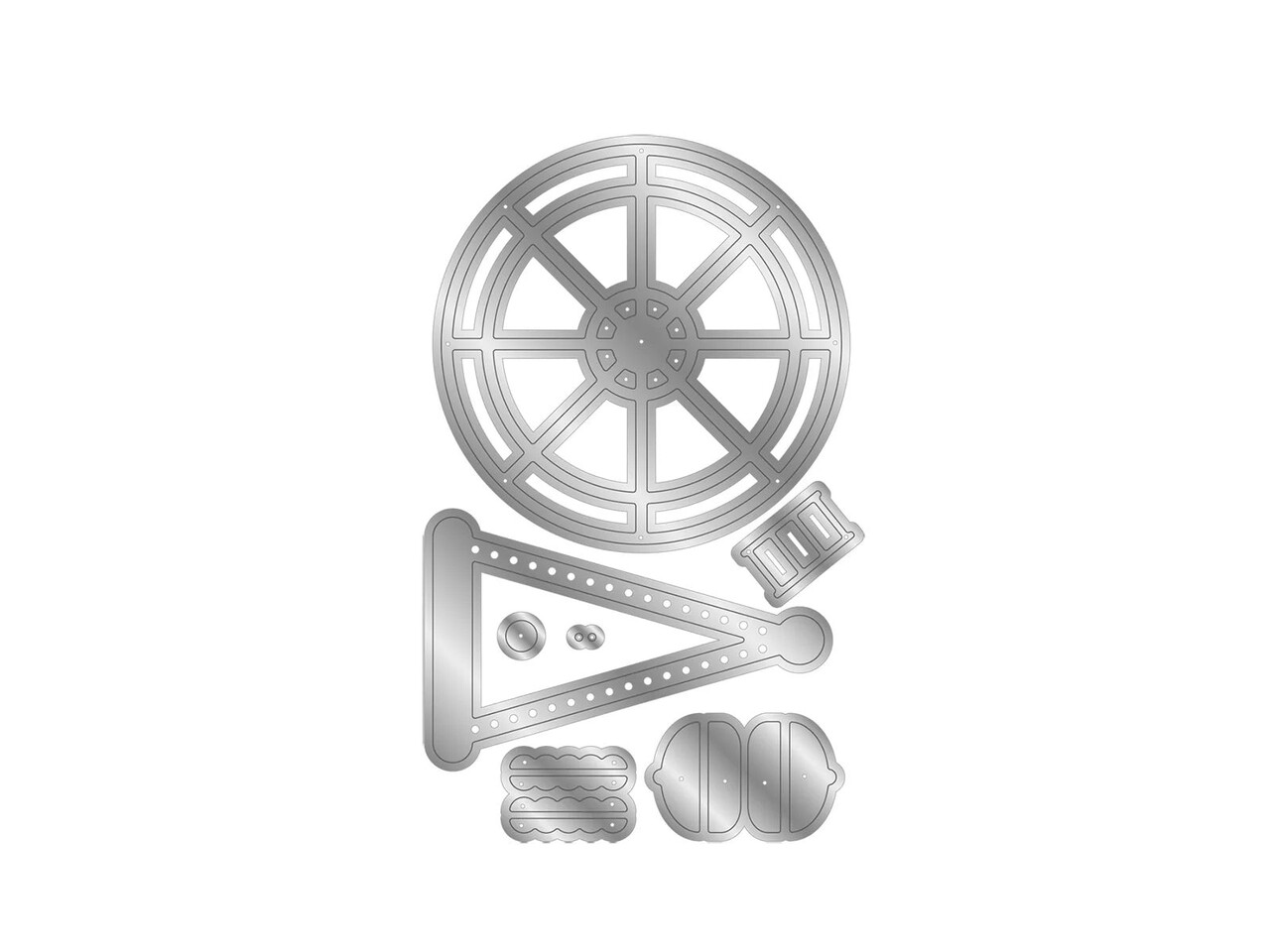 Crafter's Companion Vintage Carnival Metal Die Set Ferris Wheel (VC-MD-FEWH)